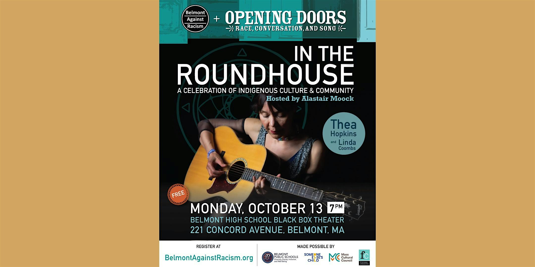 In the Roundhouse: a Celebration of Indigenous Culture & Community at Belmont High School Black Box Theater – Belmont, MA