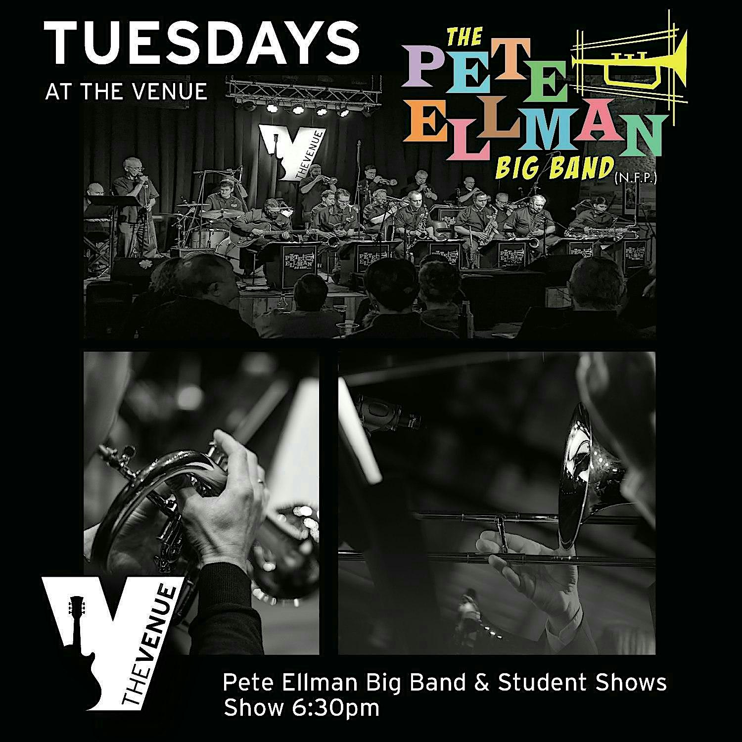 PETE ELLMAN BIG BAND with St. Charles North High School at THE VENUE – Aurora, IL