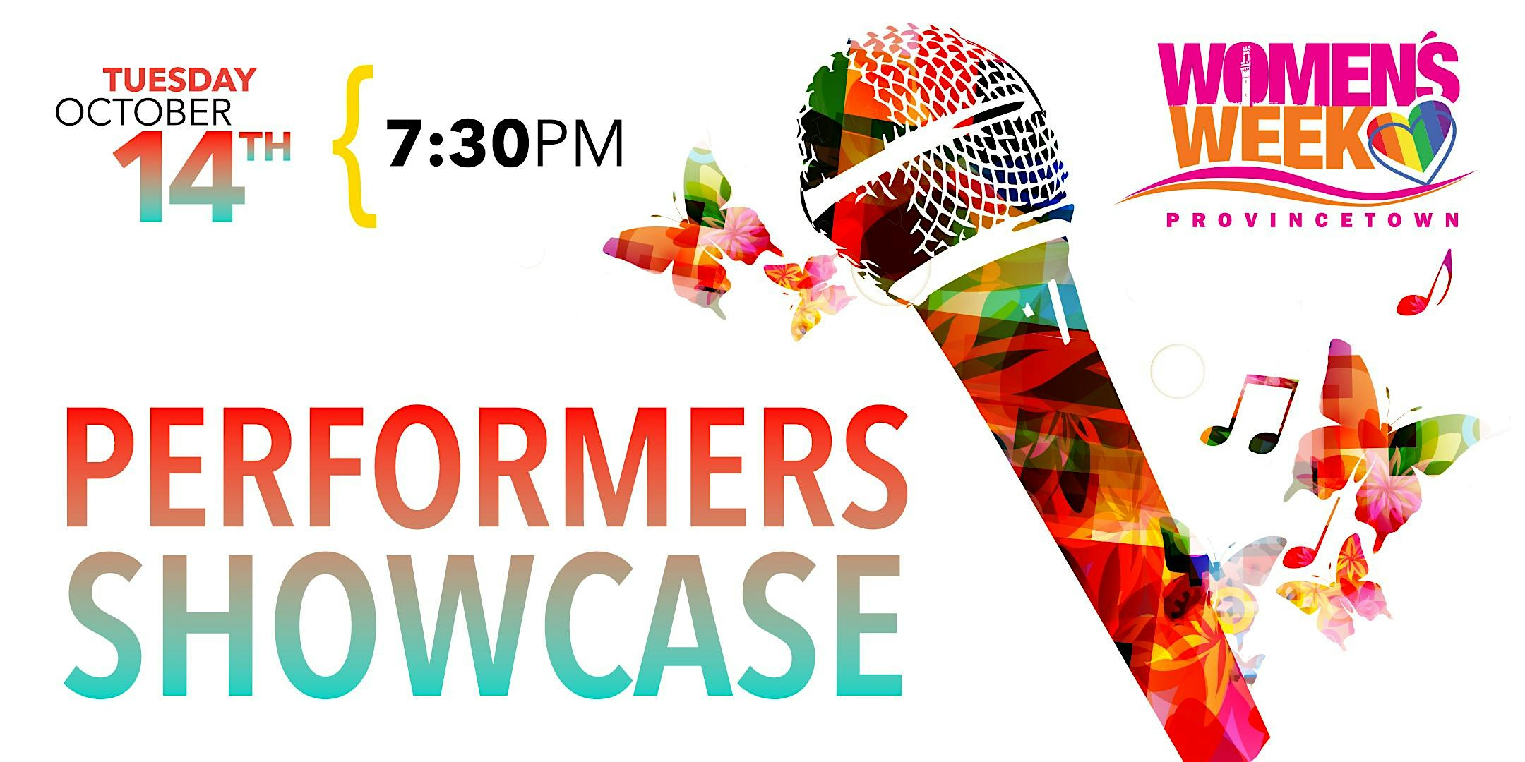 Women’s Week Performer’s Showcase at Provincetown Town Hall – Provincetown, MA