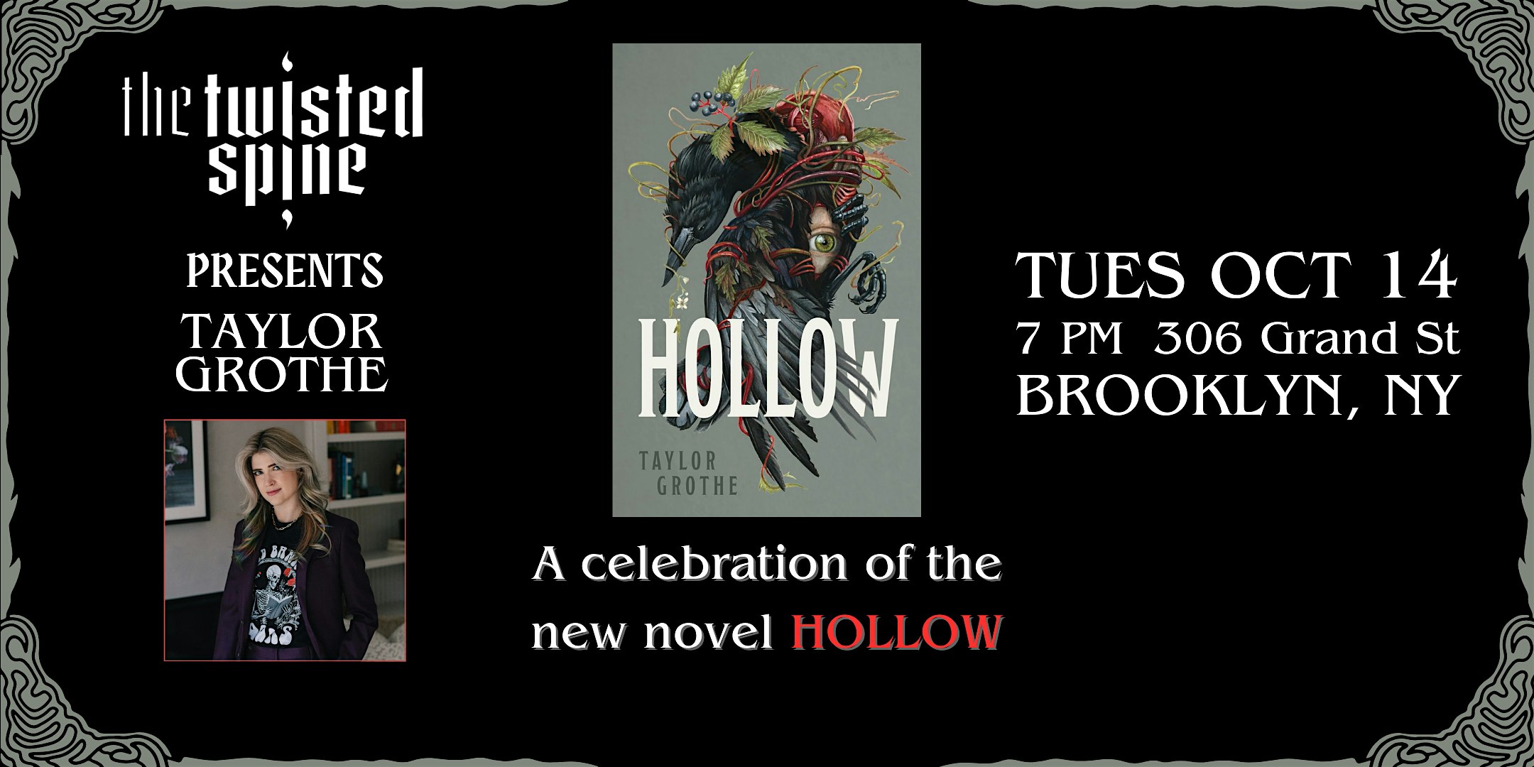 HOLLOW with Taylor Grothe at The Twisted Spine – Brooklyn, NY