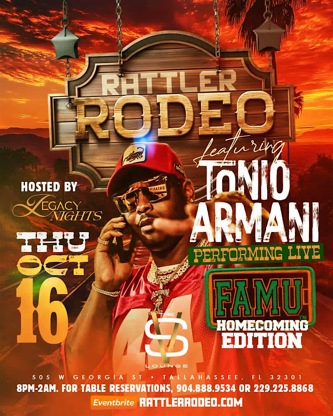 RATTLER RODEO HOMECOMING SHOW at 505 W Georgia St – Tallahassee, FL