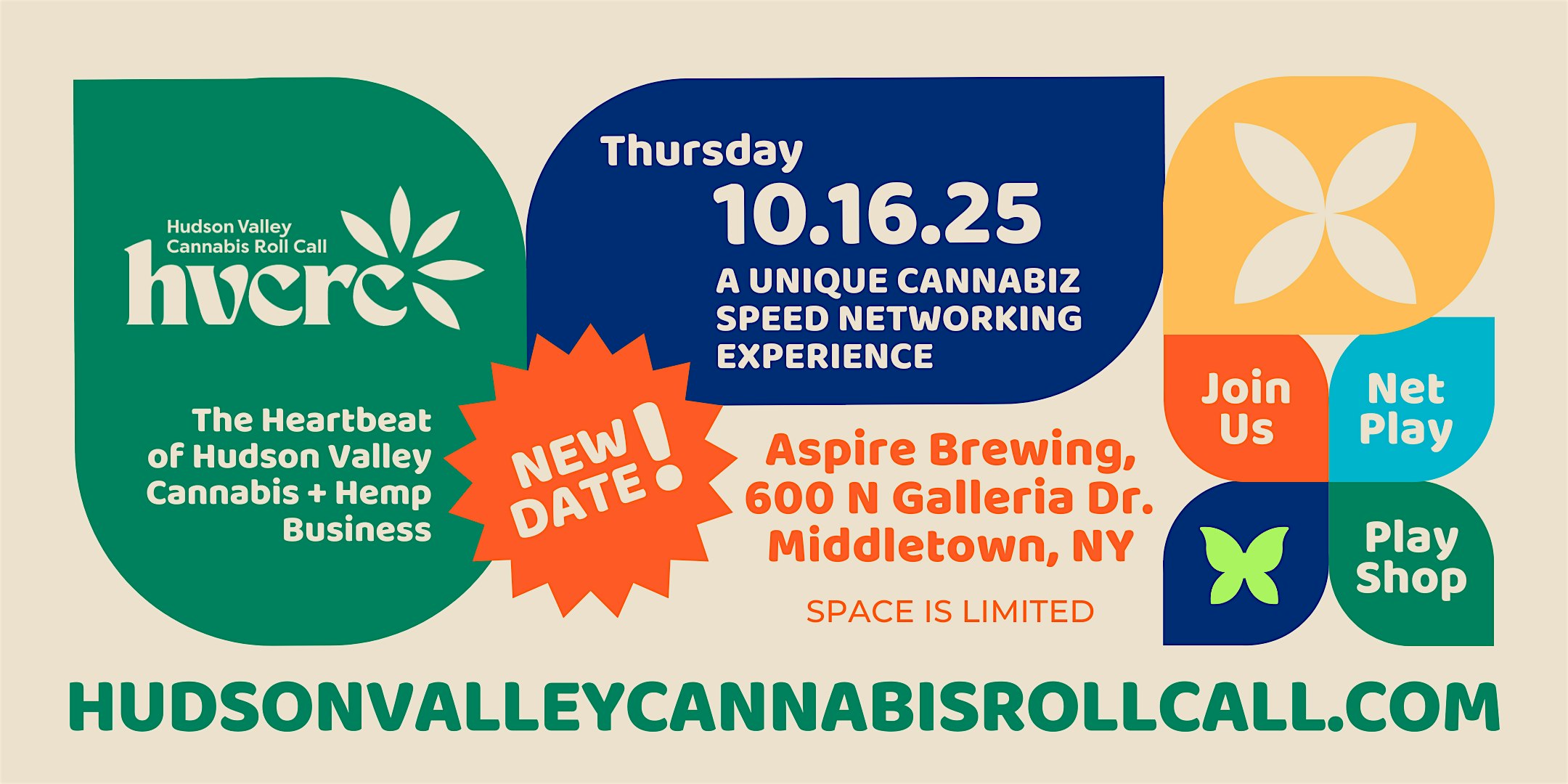 Hudson Valley Cannabis Roll Call: Fall Mixer at Aspire Brewing – Middletown, NY