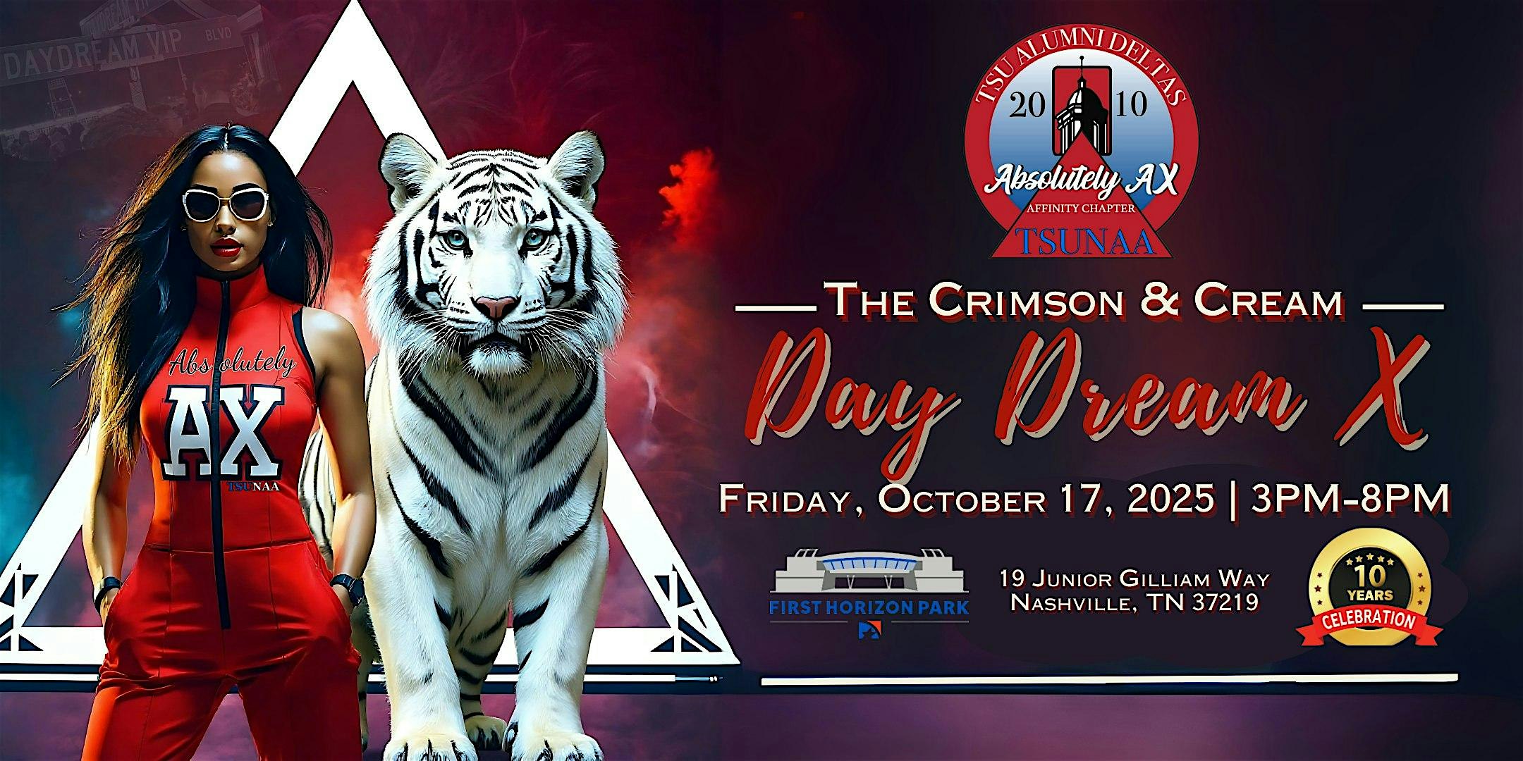 The Crimson & Cream Daydream X-TSUNAA Deltas DayParty 2025 at First Horizon Park – Nashville, TN