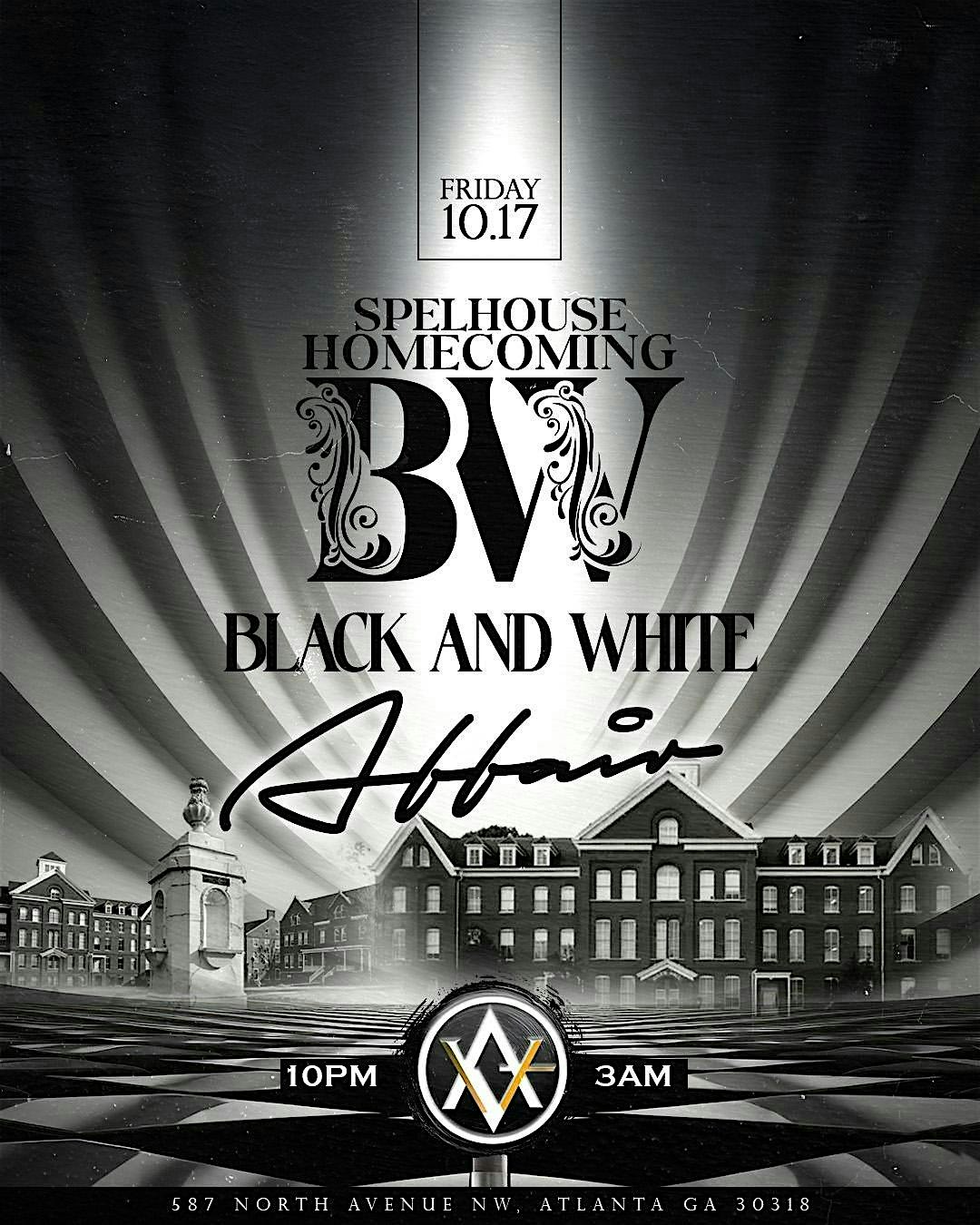 SPELHOUSE Homecoming: Black and White at Avenue at Avenue Kitchen & Cocktail – Atlanta, GA
