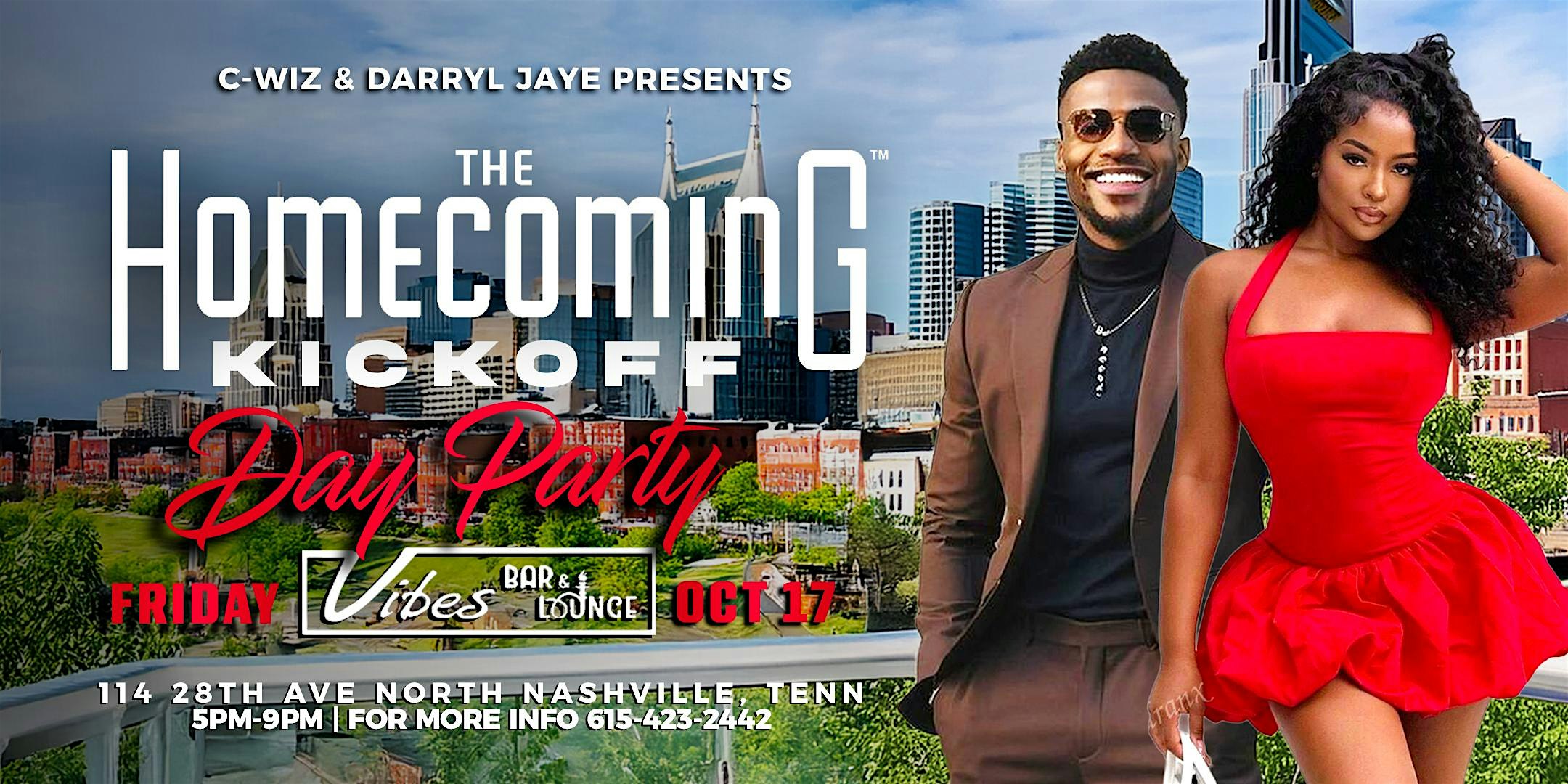 30 & Up Nashville Homecoming Kickoff Party Day Party @ VIBES! at Vibes Bar & Lounge – Nashville, TN