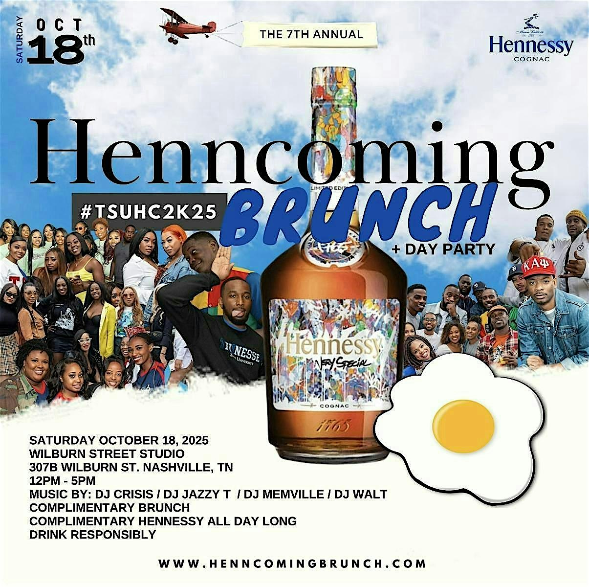 7th Annual TSU {HENN:coming Brunch} Sponsored By Hennessy #TSUHC2025 at Wilburn Street Studio – Nashville, TN