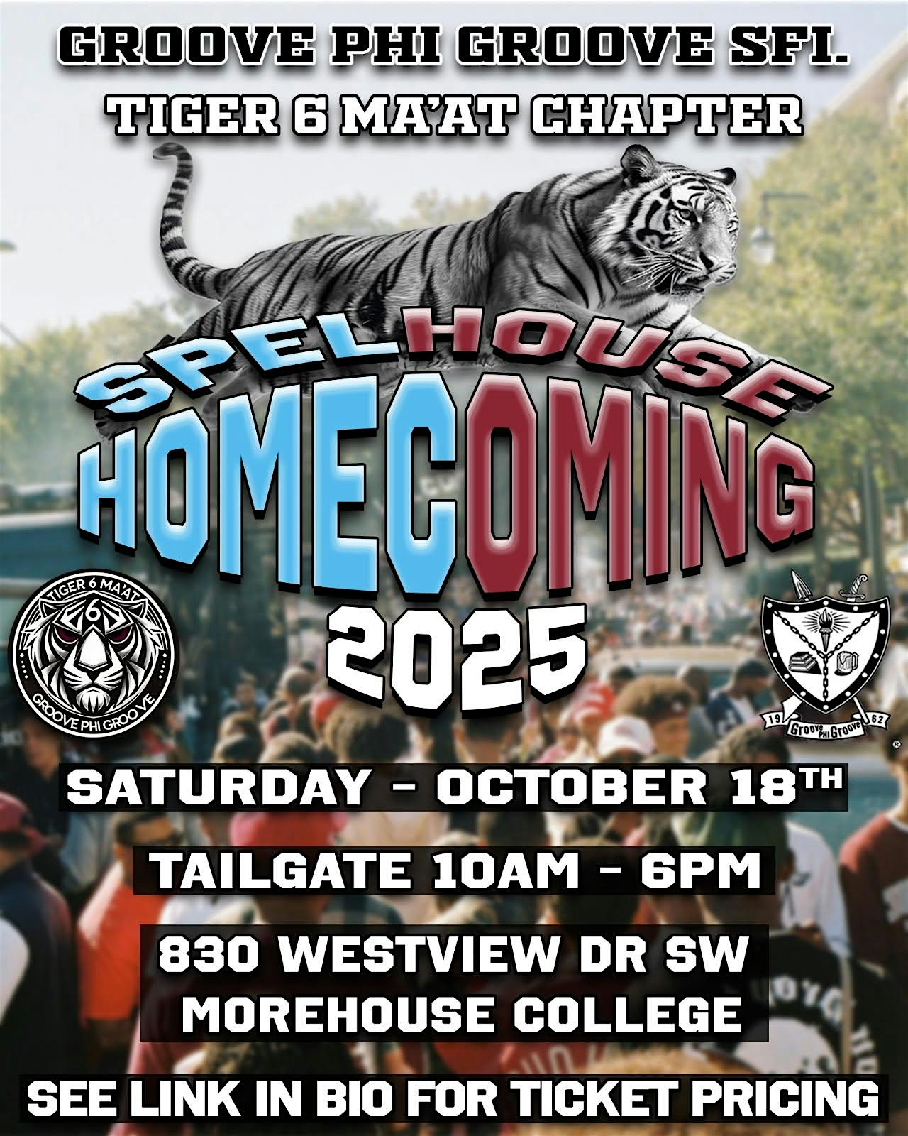Spelhouse Homecoming 2025 GΦG at Morehouse College, Westview Drive Southwest, Atlanta, GA, USA – Atlanta, GA