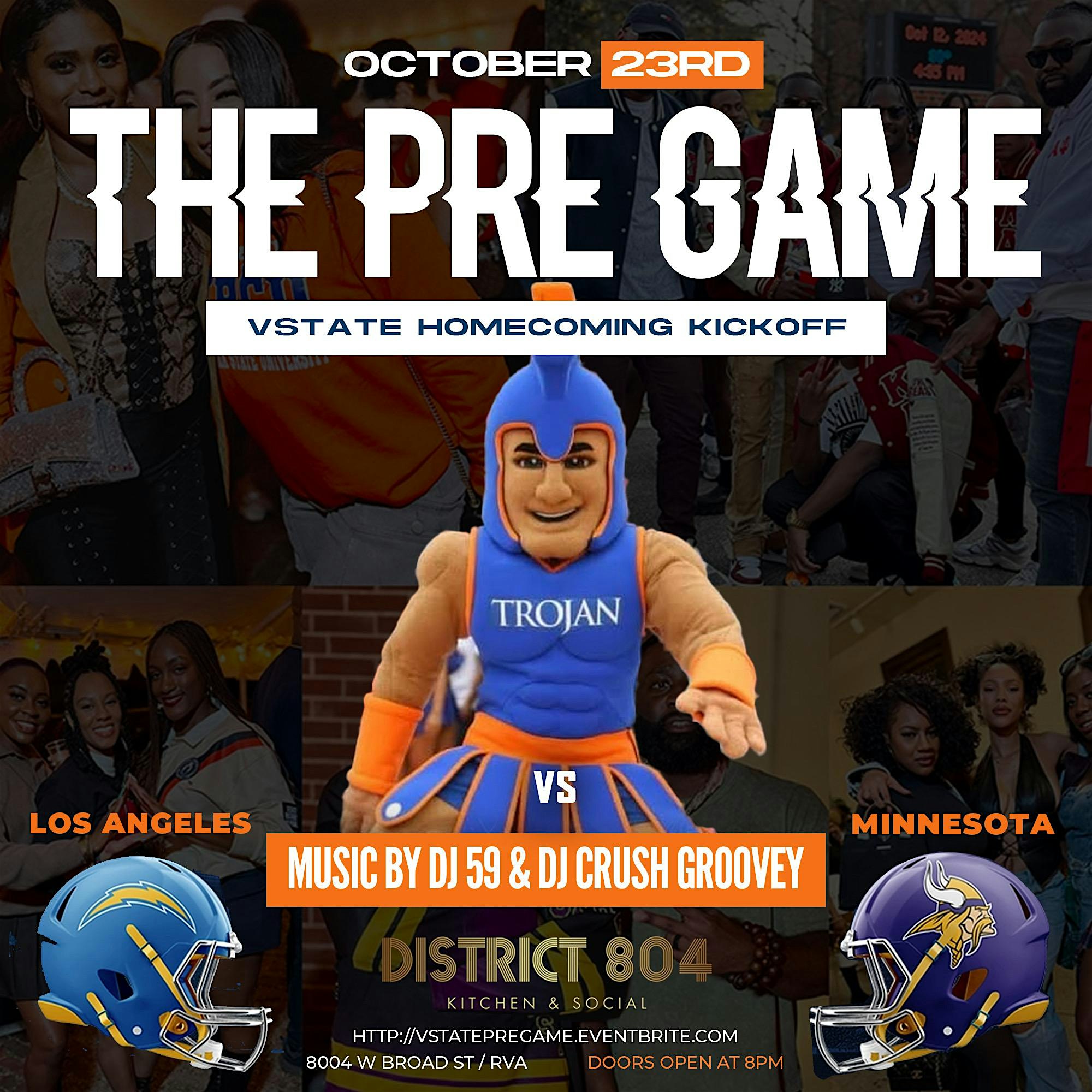 VSU Alumni PreGame at District 804 Kitchen + Social – Richmond, VA