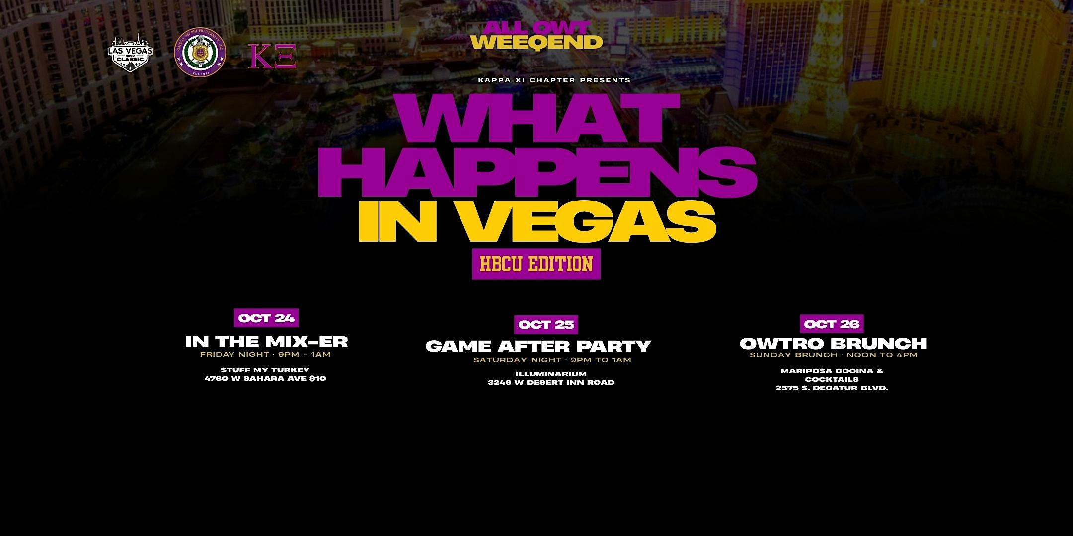 All Owt Weekend: HBCU Edition at 3246 W Desert Inn Rd – Las Vegas, NV