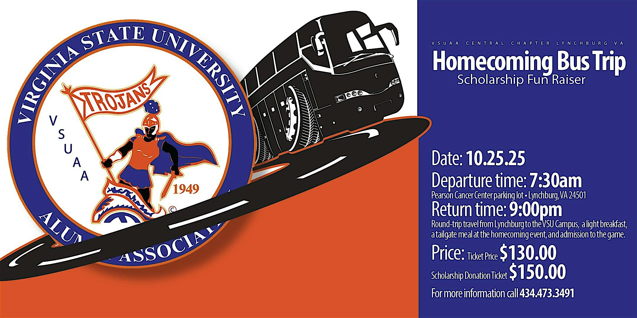 VSU Homecoming Bus Trip at Virginia State University – VIRGINIA STATE UNIVERSITY, VA
