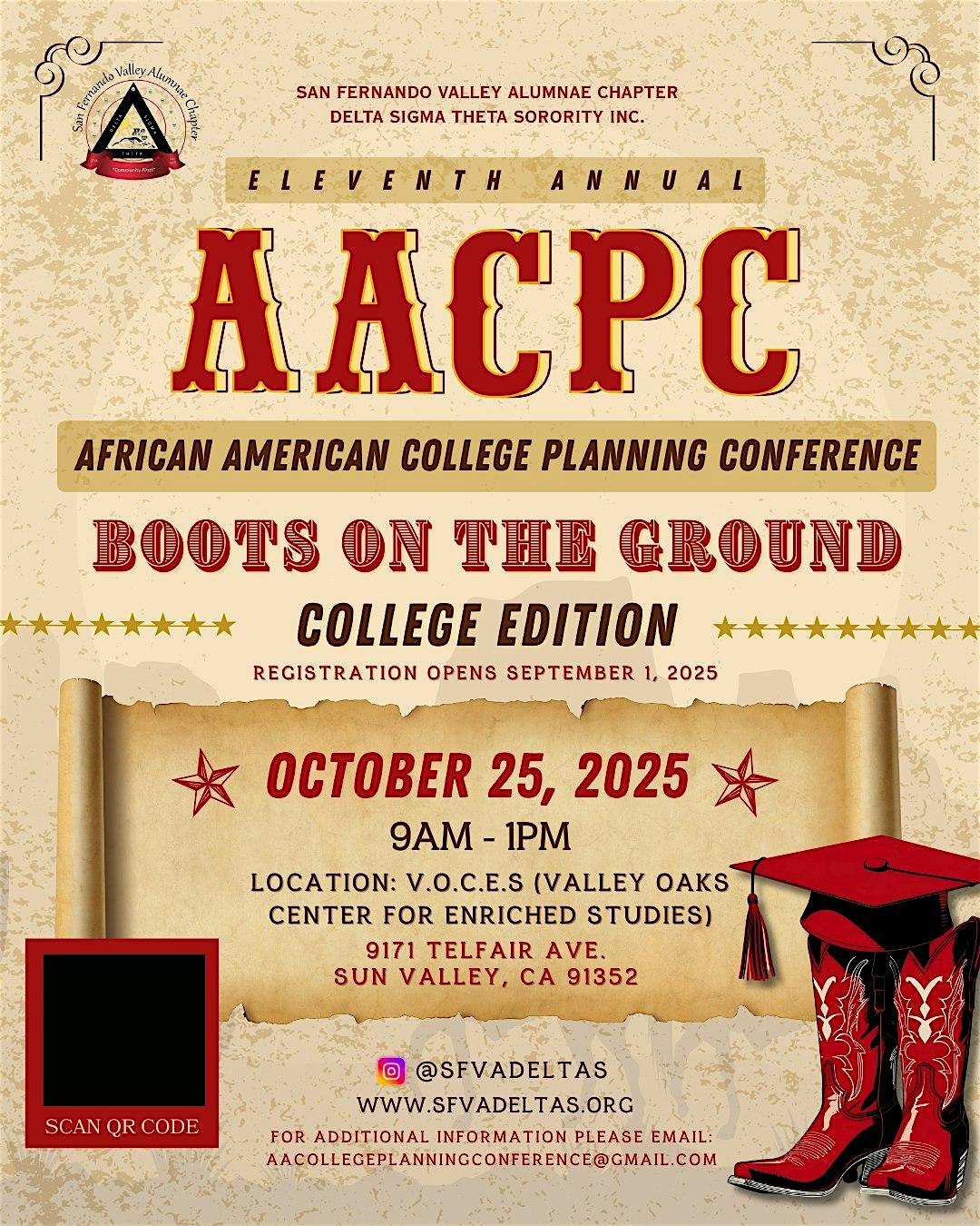SFVA’s 11th Annual African American College Planning Conference at 9171 Telfair Ave – Los Angeles, CA