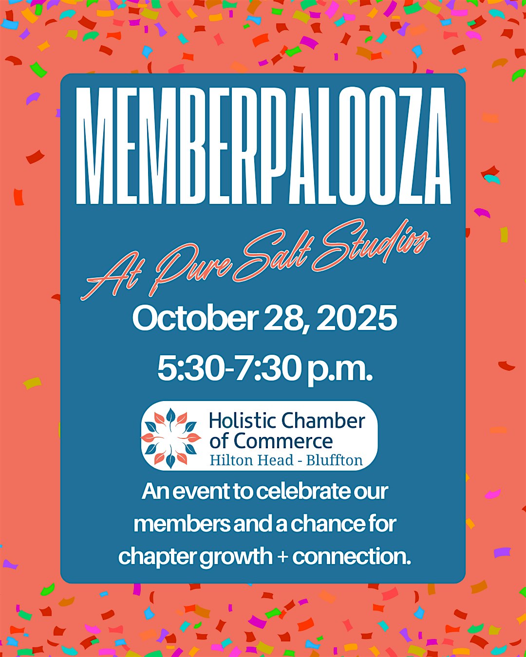 You’re Invited to Memberpalooza! at Pure Salt Studios Health and Wellness Spa – Hilton Head Island, SC