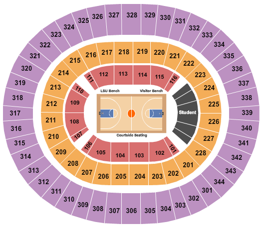 LSU Tigers vs. Tarleton State Texans at Pete Maravich Assembly Center – Baton Rouge, LA