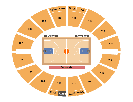 Oral Roberts Golden Eagles vs. Belmont Bruins at Mabee Center – OK – Tulsa, OK