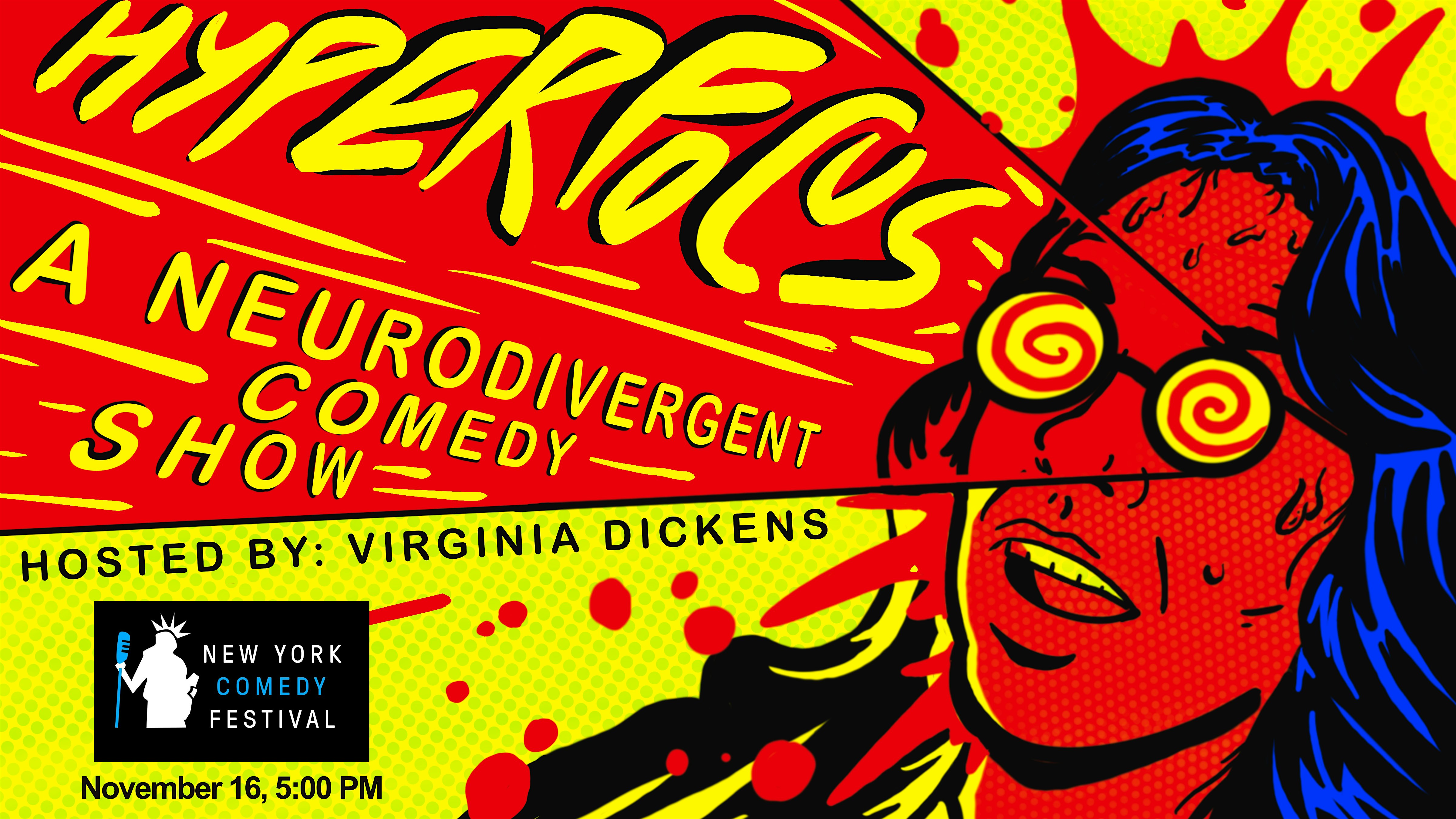 NYCF: HYPERFOCUS: A NEURODIVERGENT COMEDY SHOW at Caveat – New York, NY