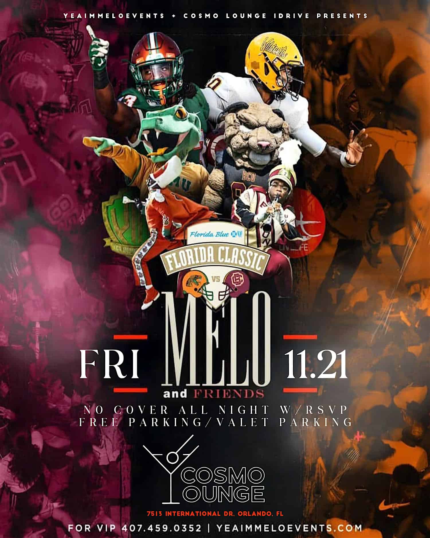 Melo And Friends – Classic Weekend – Cosmo iDrive at Cosmo Lounge – Orlando, FL