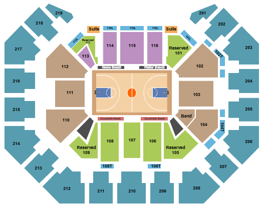 James Madison Dukes Women’s Basketball vs. Virginia Tech Hokies at Atlantic Union Bank Center – Harrisonburg, VA
