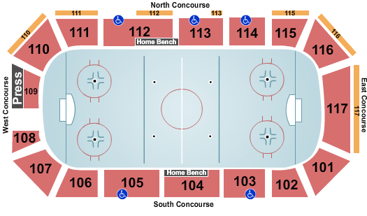 Bentley Falcons vs. New Hampshire Wildcats at Bentley Arena – Waltham, MA