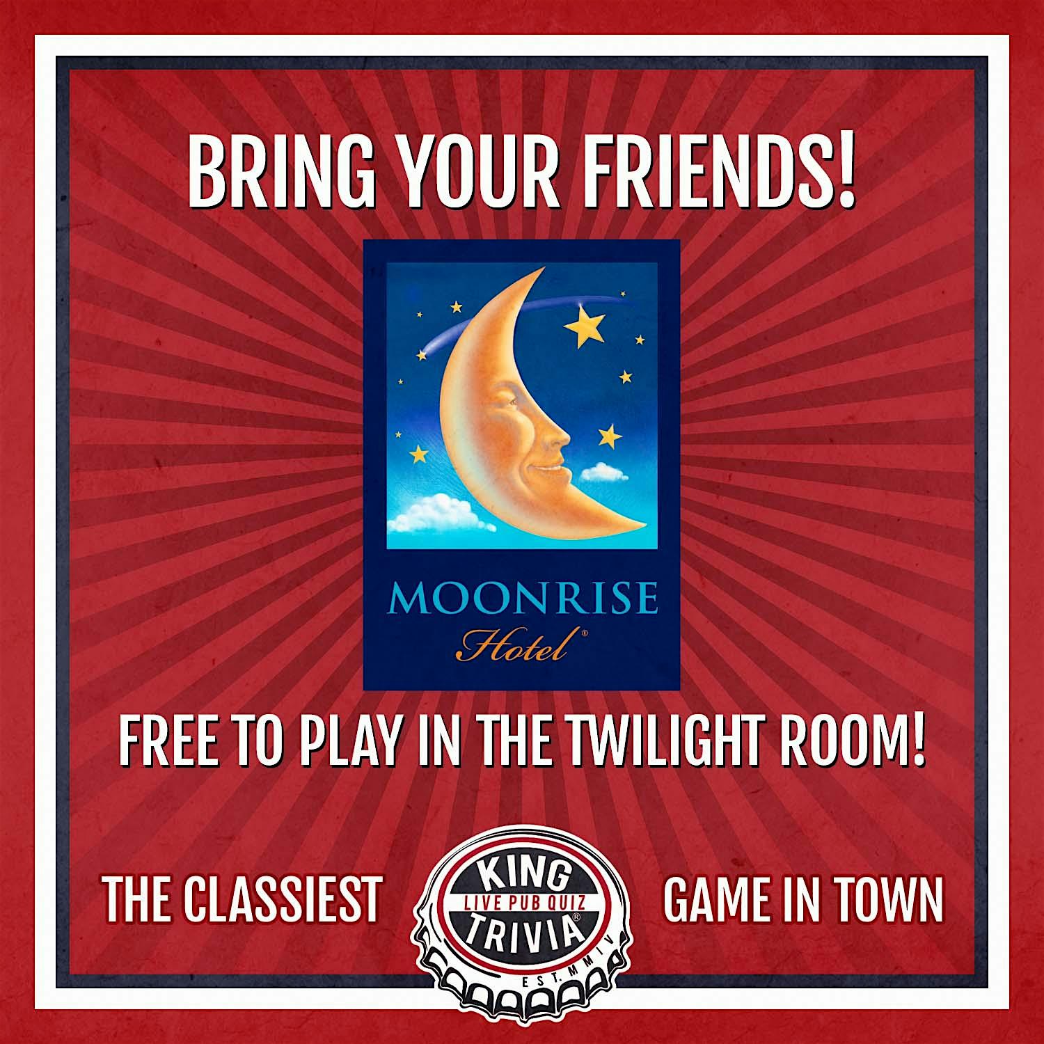 Trivia Night at Moonrise Hotel in The Twilight Room at Eclipse Restaurant – St. Louis, MO