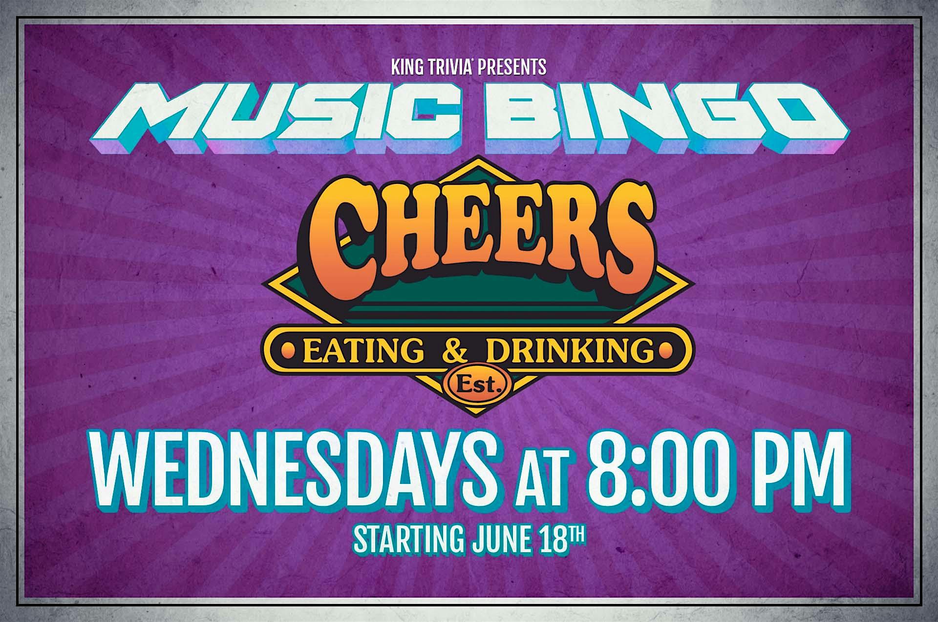 Music Bingo at Cheers Good Time Saloon at Cheer’s Good Time Saloon – Grand Rapids, MI