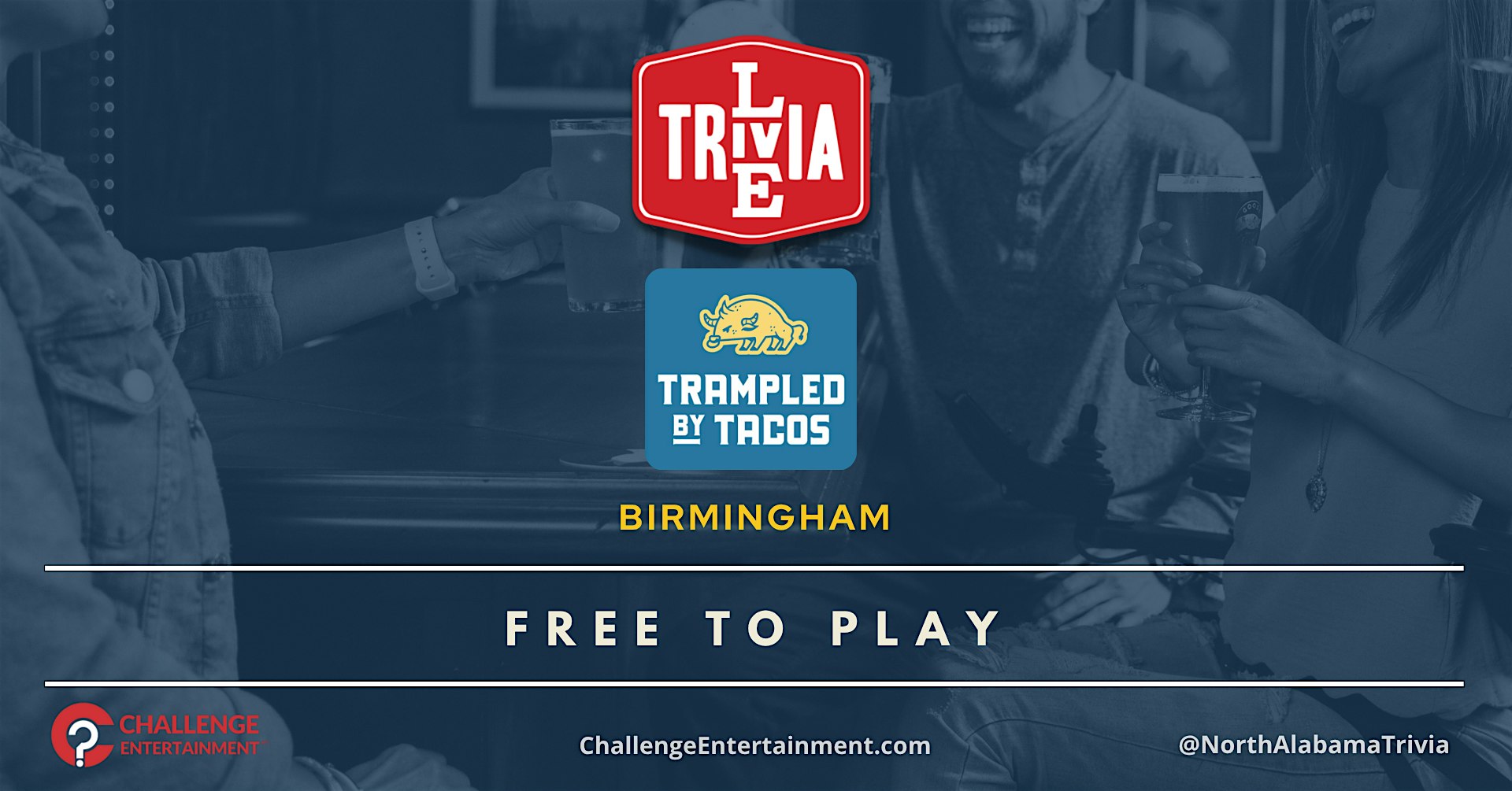 Weekly Live Trivia Nights at Trampled By Tacos – Hwy 280 Birmingham at Trampled By Tacos – Birmingham, AL