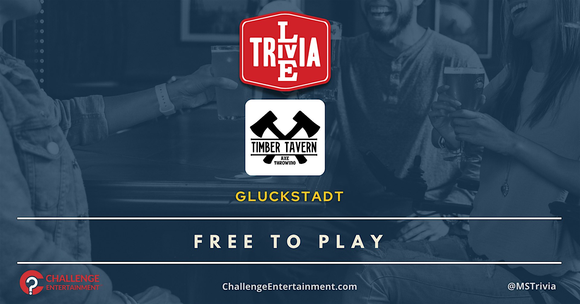 Weekly Live Trivia Nights at Timber Tavern Axe Throwing Gluckstadt at Timber Tavern Axe Throwing – Gluckstadt, MS