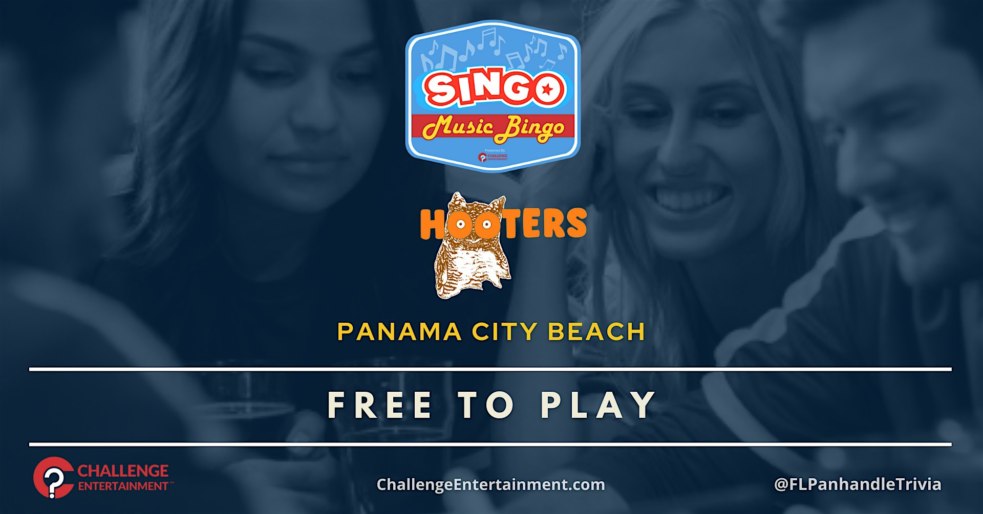 SINGO Music Bingo Nights at Hooters – Panama City Beach at Hooters – Panama City Beach, FL