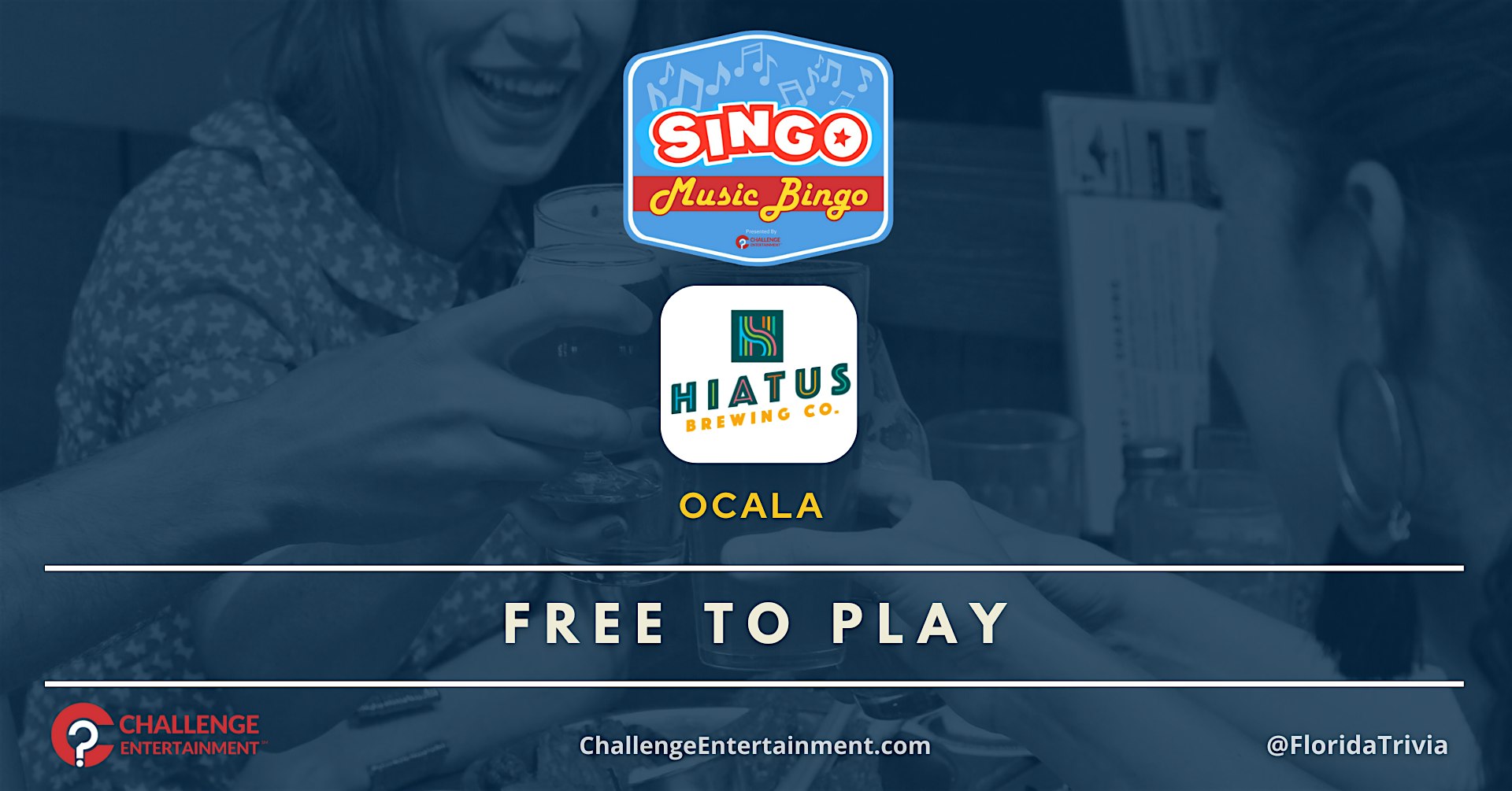 SINGO Music Bingo Nights at Hiatus Brewing Co. – Ocala at Hiatus Brewing Company – Ocala, FL