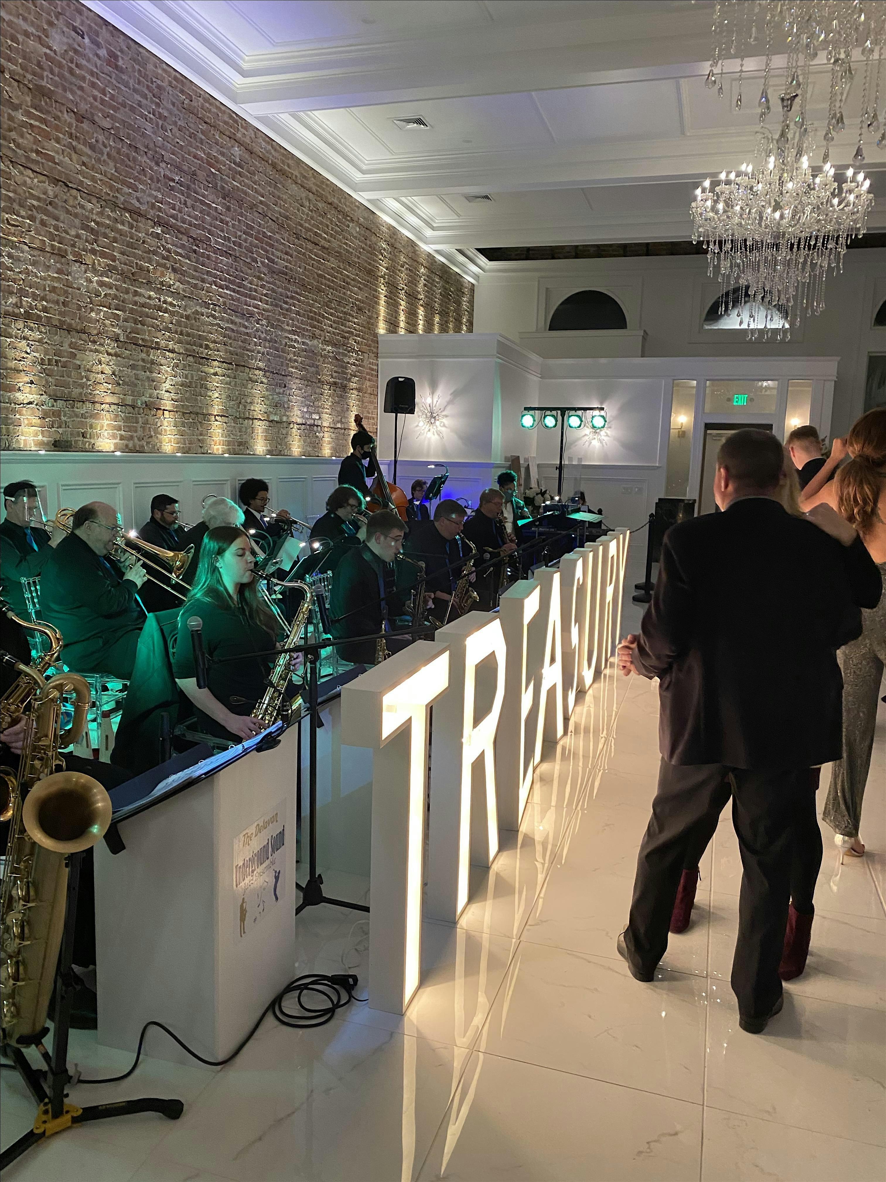 New Years Eve 2026 at The Treasury + 17 piece Big Band – A formal affair! at The Treasury – Delavan, WI
