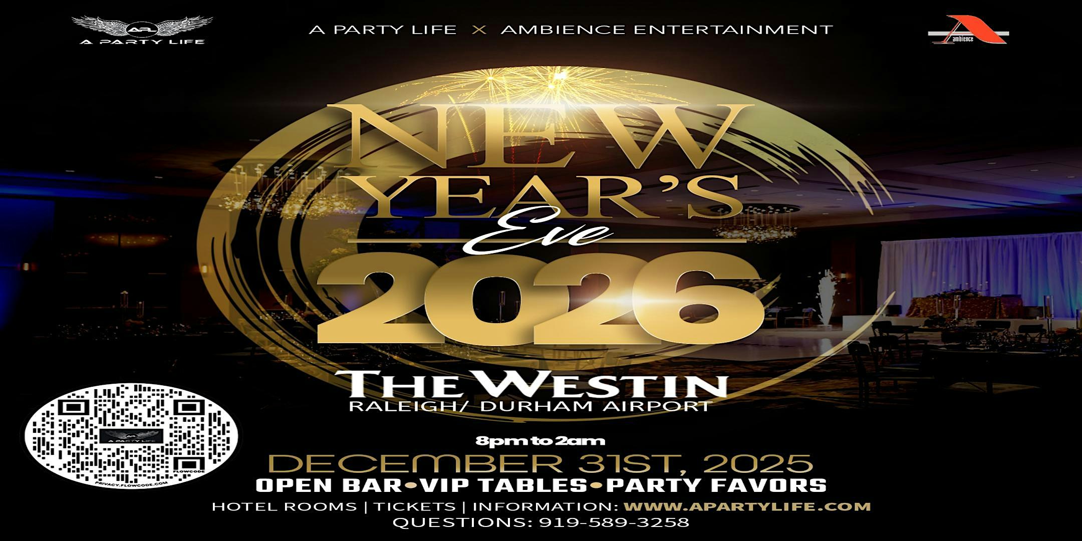 New Year’s Eve at The Westin at The Westin Raleigh-Durham Airport – Raleigh, NC