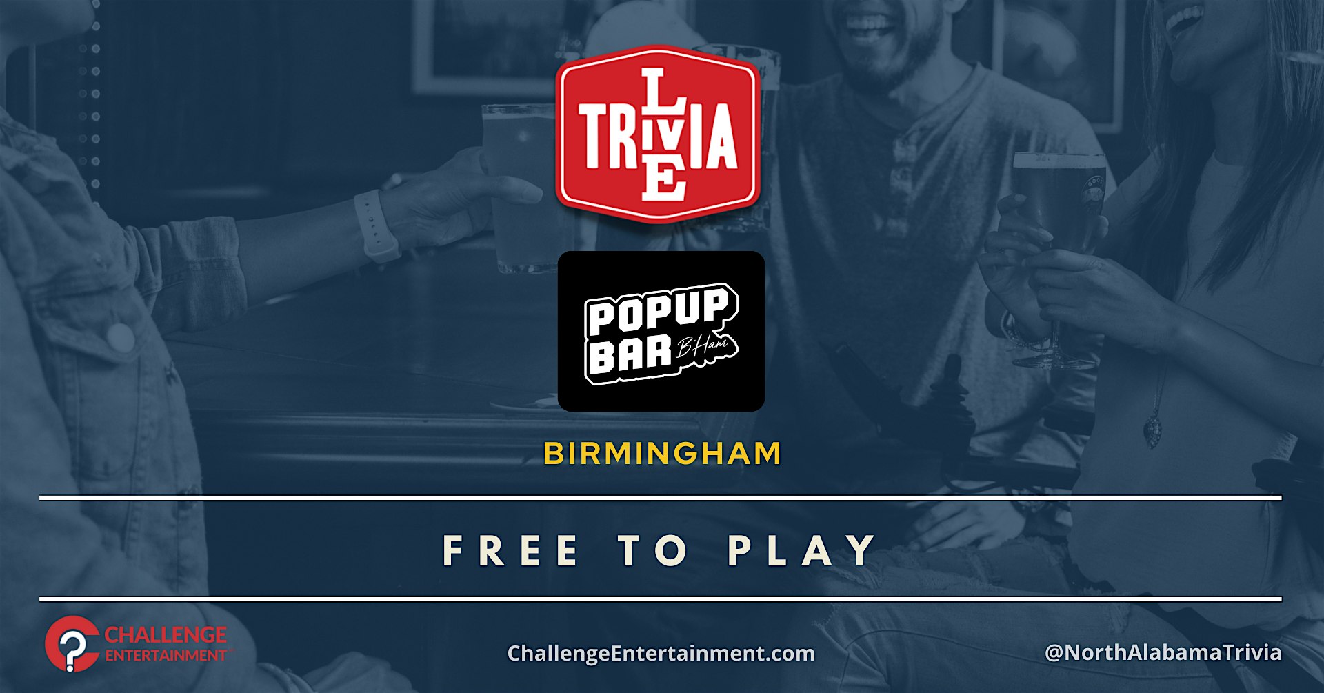 Weekly Live Trivia Nights at PopUp Bar Birmingham at 2335 Morris Ave ste 104 – Birmingham, AL