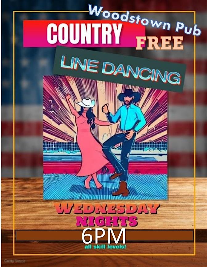 Free Line Dancing and Lessons at Woodstown Pub at Woodstown Pub Off Main – Woodstown, NJ