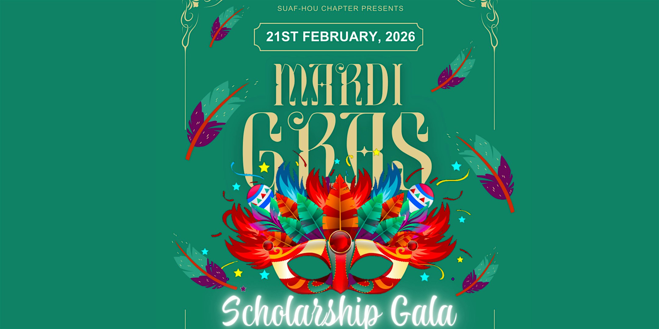 SUAF-HOU PRESENTS: The 49th Annual Mardi Gras Gala at Wyndham Houston near NRG Park / Medical Center – Houston, TX