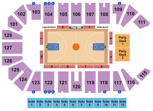 Texas Legends vs. Iowa Wolves at Comerica Center – Frisco, TX