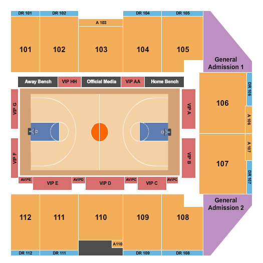 Motor City Cruise vs. Greensboro Swarm at Wayne State Arena – Detroit, MI