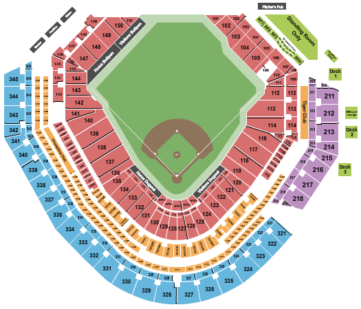 Detroit Tigers vs. Minnesota Twins at Comerica Park – Detroit, MI