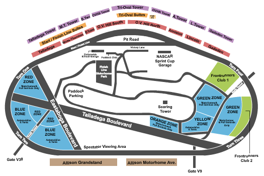 NASCAR O’Reilly Auto Parts Series at Talladega Superspeedway – Talladega, AL