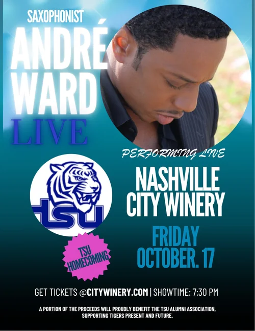 Andre Ward – Musician at City Winery – Nashville, TN