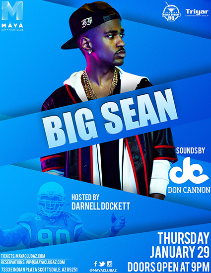 Darnell Docket Welcomes Big Sean to Scottsdale’s Maya on Thursday Night