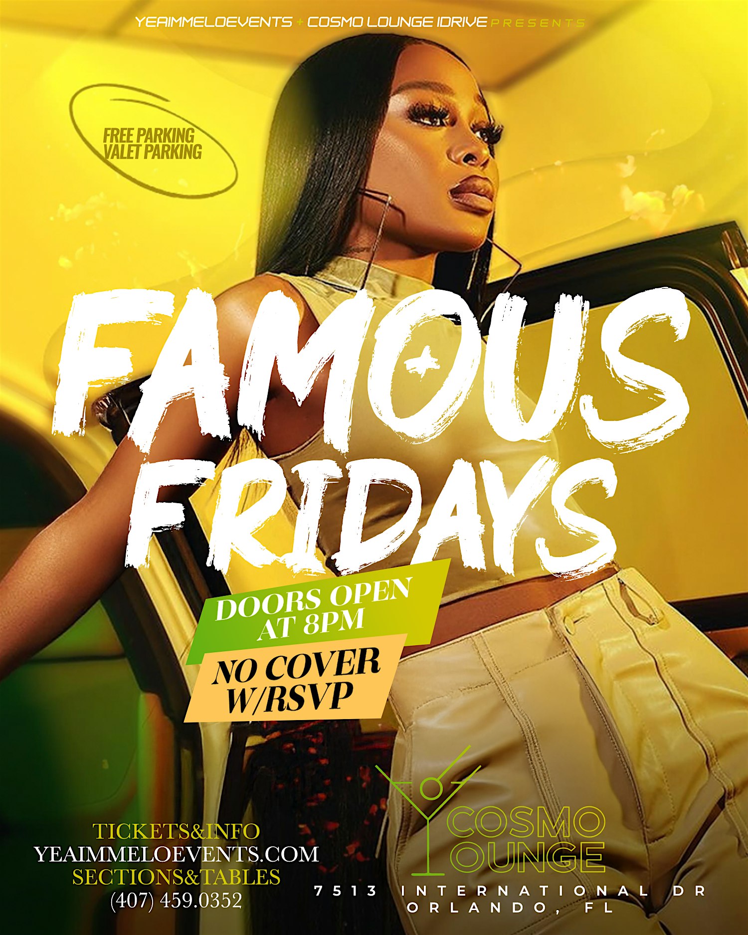 Famous Fridays – Cosmo Lounge iDrive at Cosmo Lounge – Orlando, FL