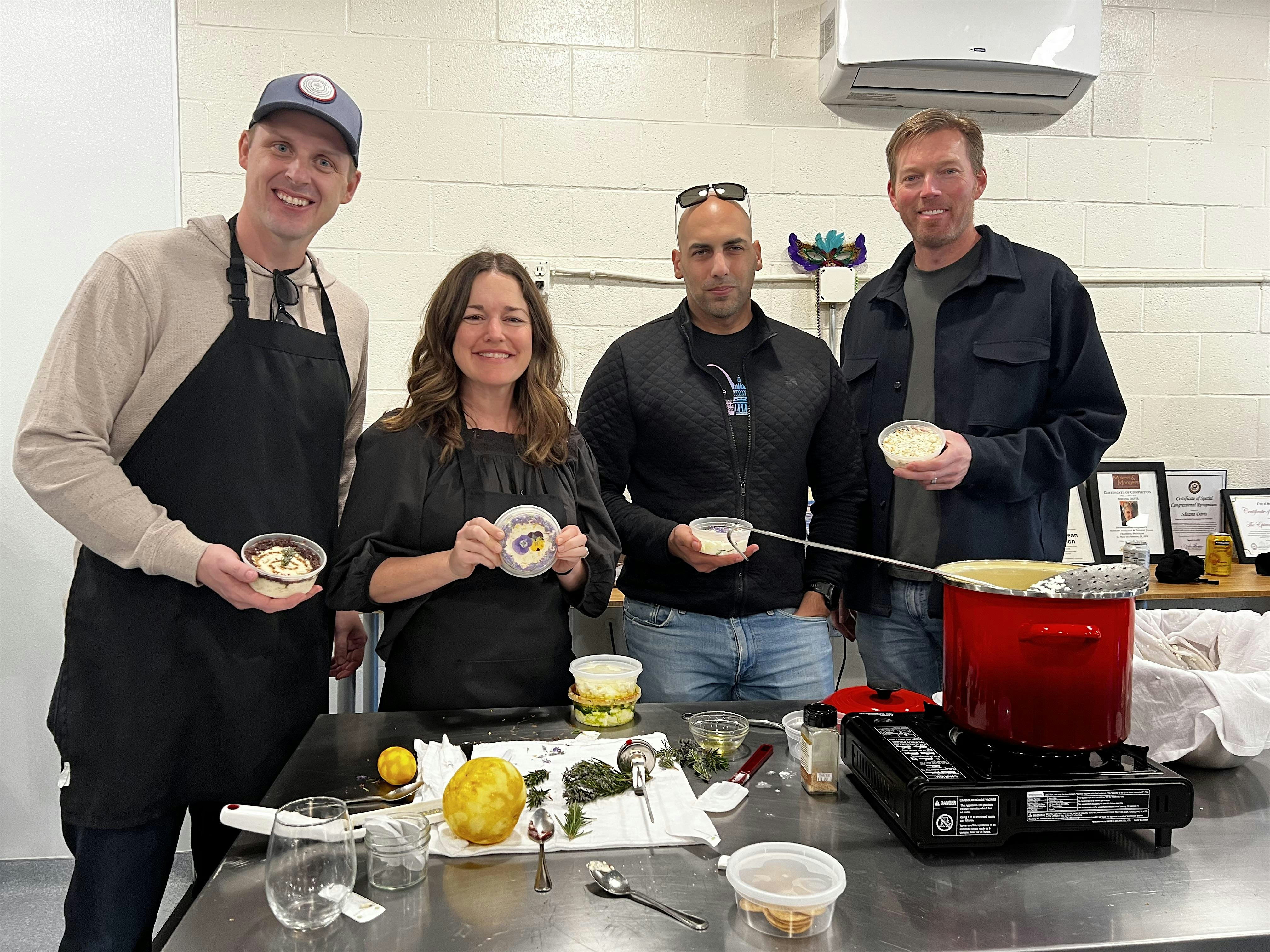 Hands on Cheesemaking Class, Sonoma & Napa at The Epicurean Connection, Sheana Davis & Ben Sessions – Sonoma, CA