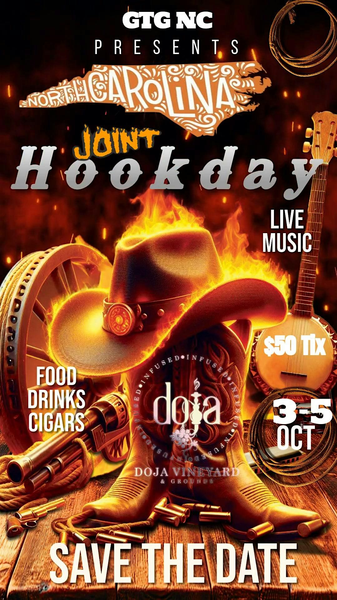 GTG NC Joint Hookday at Doja Vineyard & Grounds – Castalia, NC