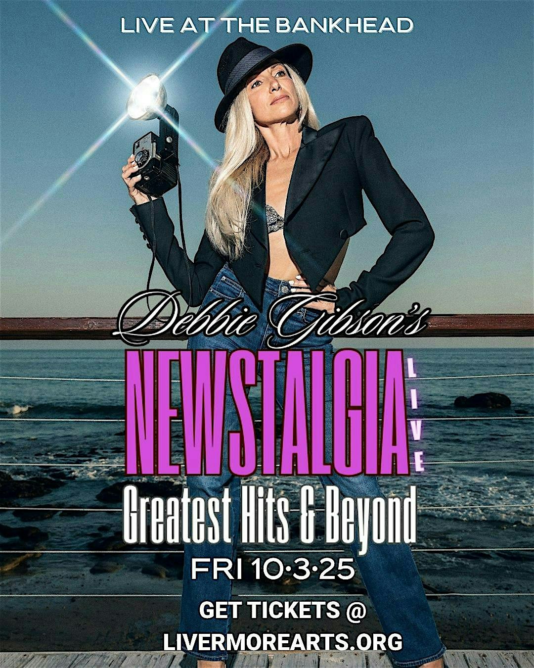 VIP Upgrades for Debbie Gibson’s Newstalgia Live Livermore at Bankhead Theater – Livermore, CA