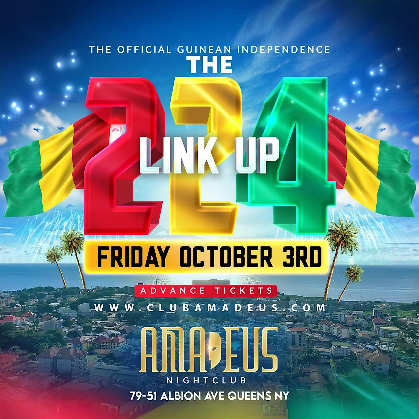 Friday October 3rd 2025: The 224 Link Up at Amadeus Nightclub at Amadeus Nightclub – Queens, NY