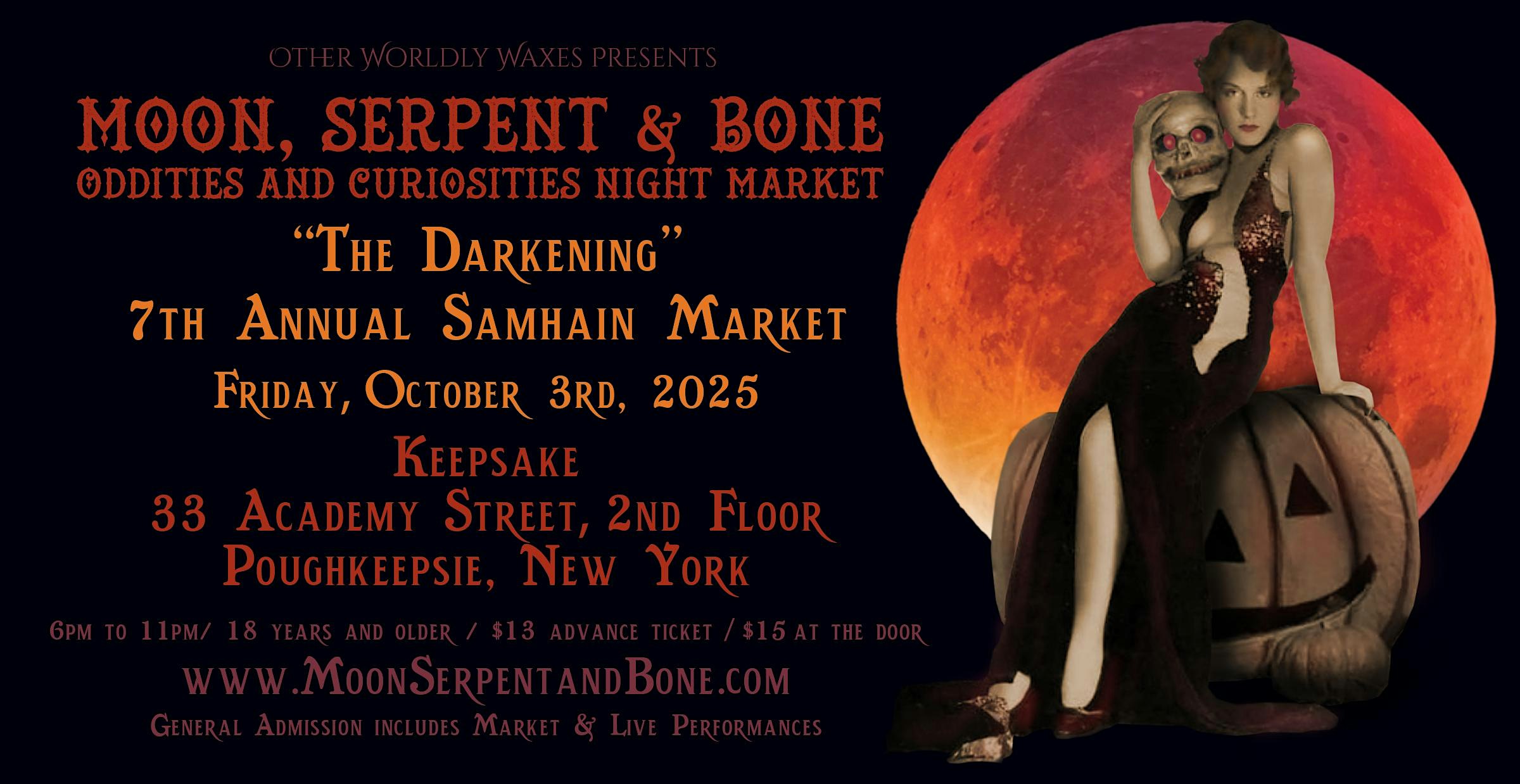 7th Annual Samhain Oddities and Curiosities Night Market at Keepsake – Poughkeepsie, NY