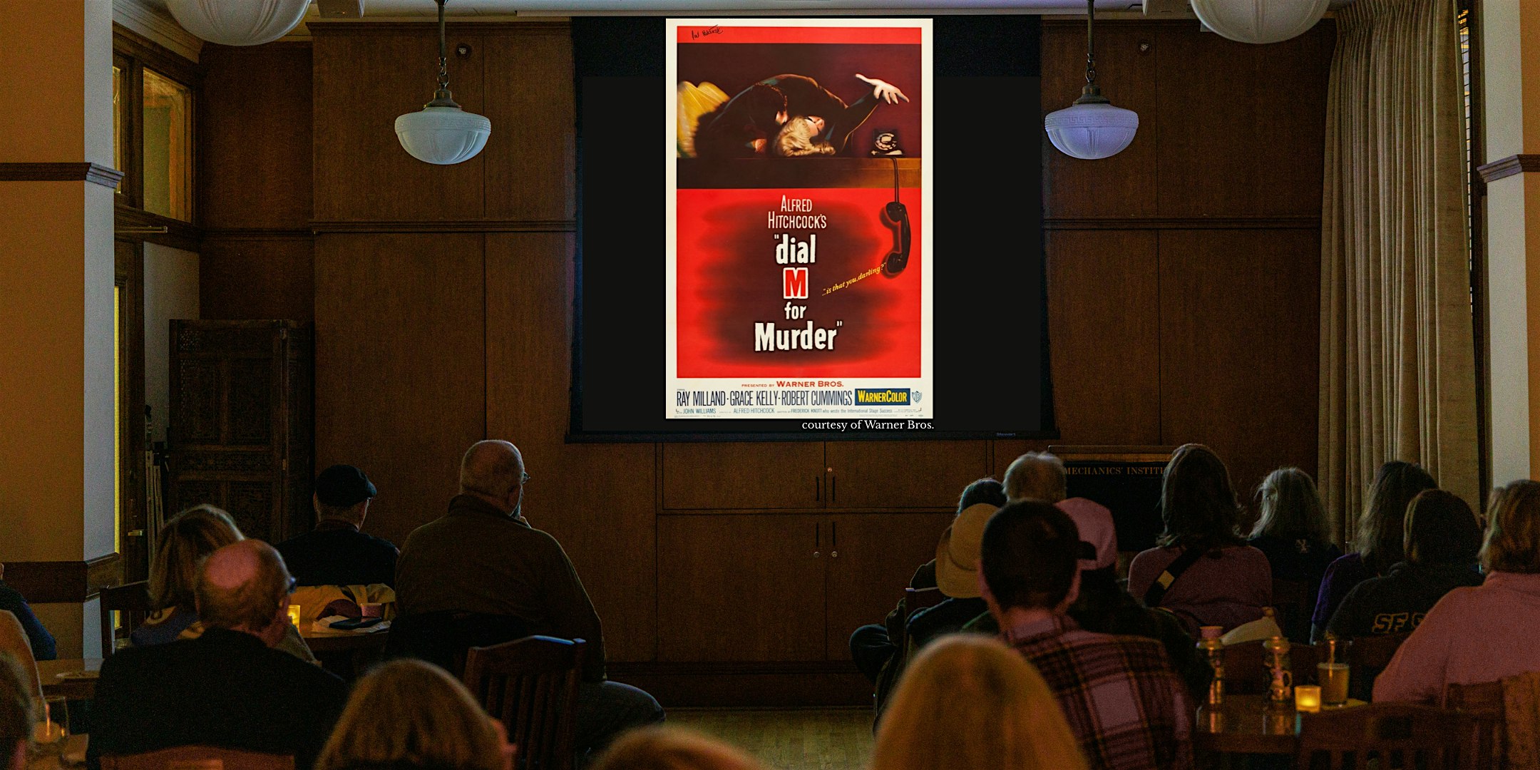 Movies at Mechanics’ Presents Dial M for Murder (1954) at Mechanics’ Institute – San Francisco, CA