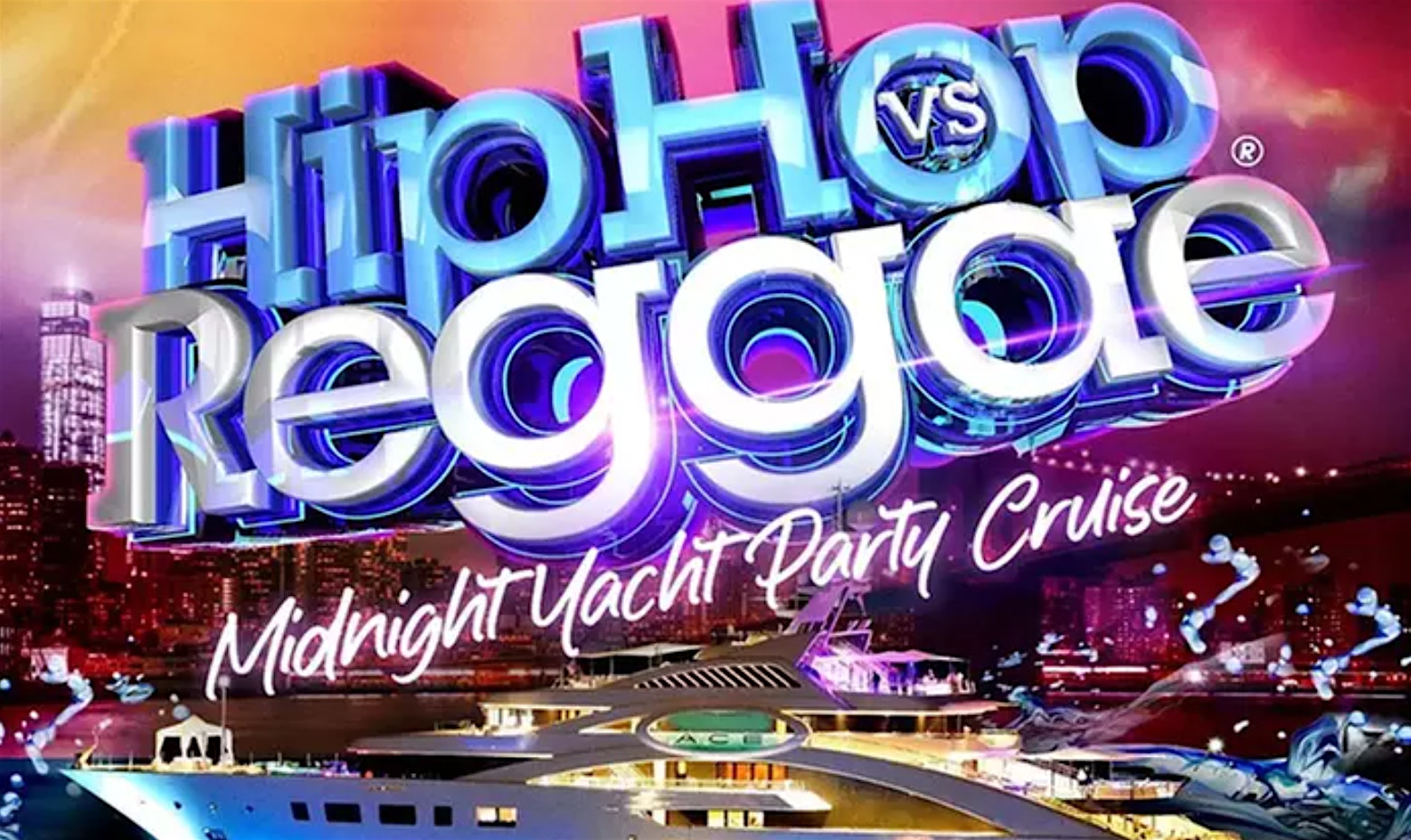 HIP HOP VS REGGAE® MAJESTIC YACHT PARTY CRUISE 2025 at Pier 36 – New York, NY