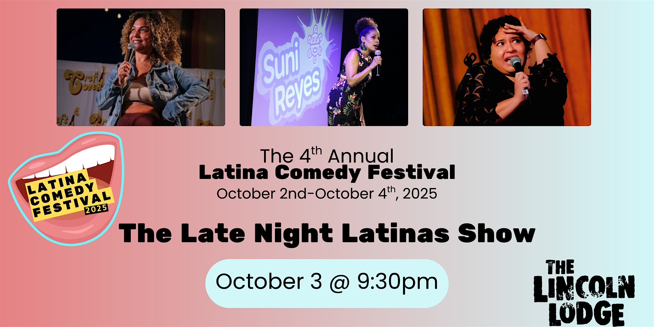 Latina Comedy Festival Presents: The Late Night Latinas Show at The Lincoln Lodge – Chicago, IL