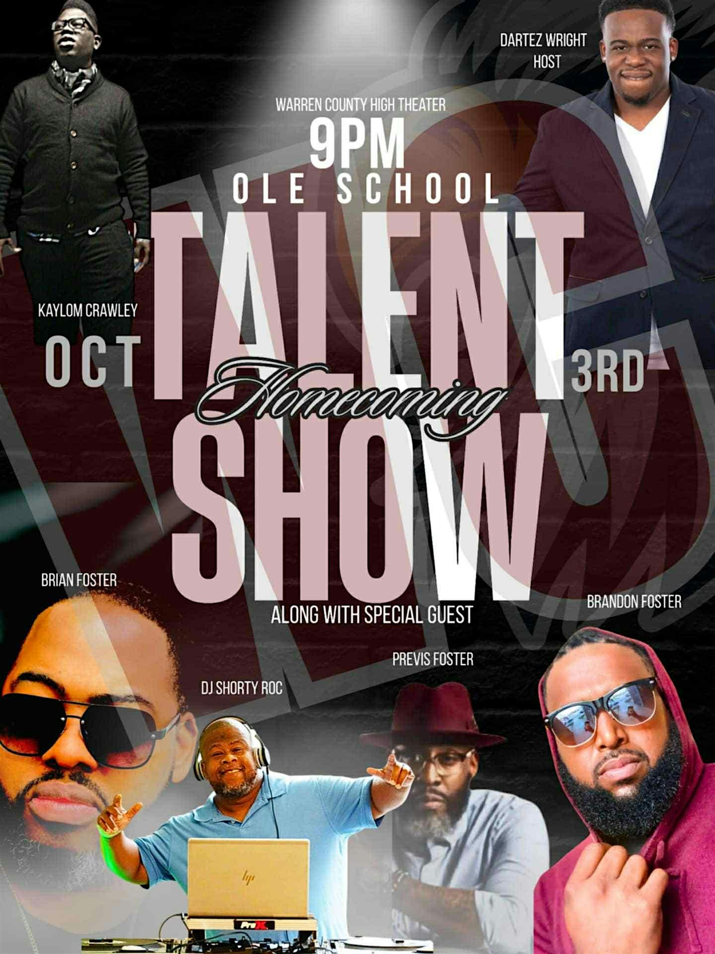 Heck’s Grove Ent Presents Alumni Old School Talent Show @ WCHS Auditorium at Warren County High School – Warrenton, NC