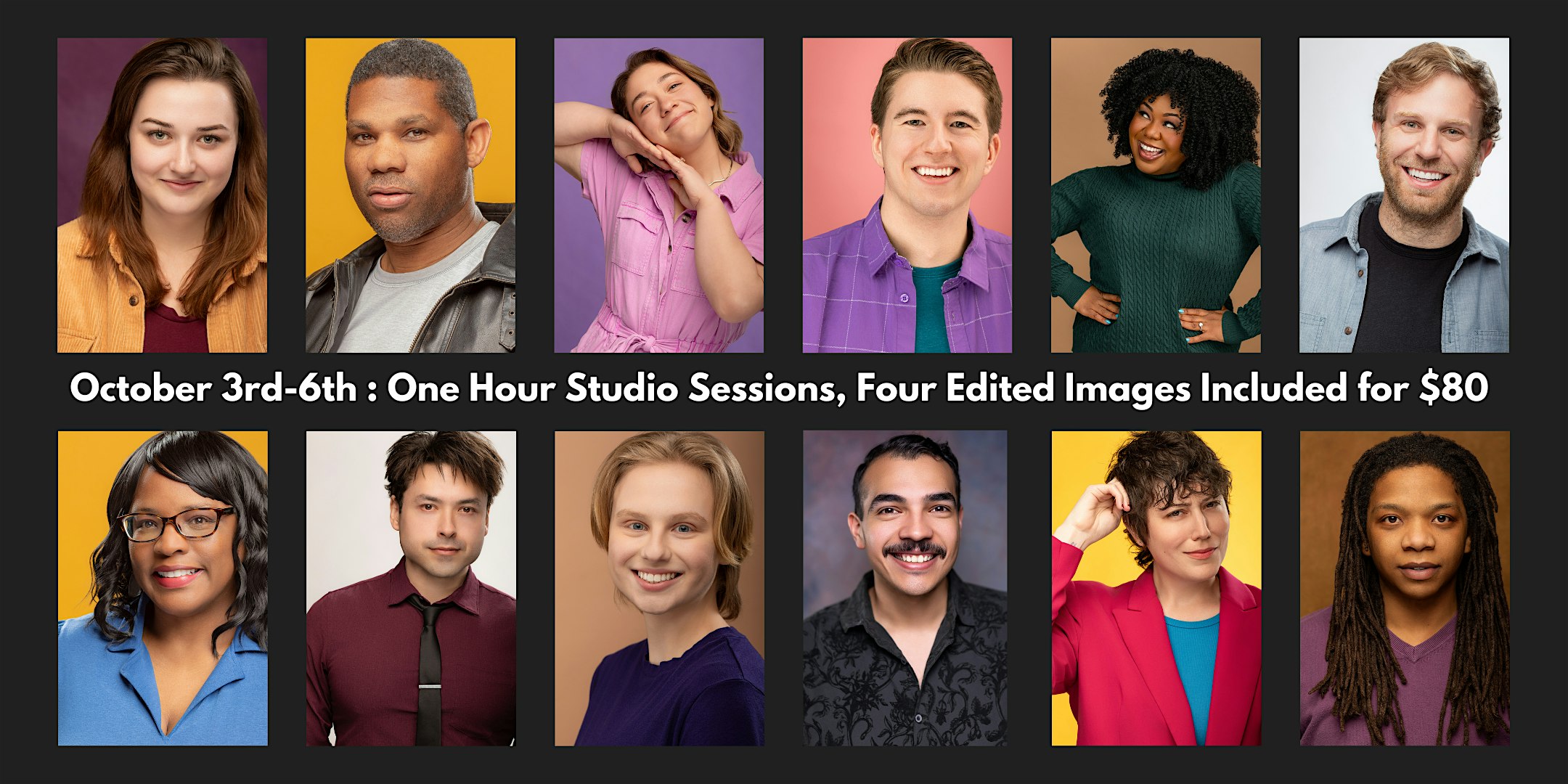 $80 Headshot Sessions with Stone Watters at Comedy Community Center – Chicago, IL